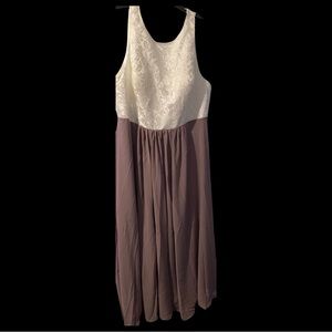 Lecureler Long  Prom Bridesmaid Dress